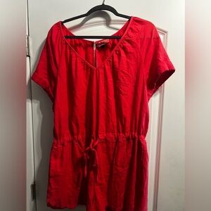 Coral Romper. Brand new